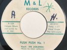 * SIR JABLONSKI Push Push/Merry Christmas RARE CALYPSO SOUL DOO WOP M&L 45 HEAR