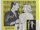Rock & Roll 45 JERRY LEE LEWIS Great Balls Of Fire SUN picture sleeve HEAR