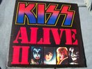 KISS--KISS ALIVE II--CASABLANCA--VERY RARE 1977 ORIGINAL w / UNCORRECTED COVER