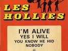 THE HOLLIES I'M ALIVE FRENCH ORIG EP 45 PS 7