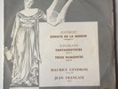 MAURICE GENDRON / JEAN FRANCAIX Schubert Schumann FRENCH LP DECCA FAT 173073