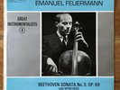 Emanuel Feuermann - Cello Sonata No. 3 LP / His Master's Voice / HQM 1079 / ED 1