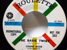 COUNT Basie 45 the Trot / the Basie Twist ROULETTE jazz promo VG Ct429
