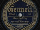 GENNETT 5104 - NEW ORLEANS RHYTHM KINGS - MAPLE LEAF RAG - early jazz - V