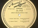Adrian Rollini / Ben Selvin Transcription - Associated Vertical ET radio bdcast