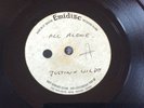 UK DEMO ACETATE - JUSTIN AND WILDE rare UK 1972 PSYCH POPSIKE ACETATE FOR PYE