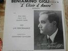 BENIAMINO GIGLI L'ELISIR D'AMORE LIVE 1951 GAVAZZENI MDP006 2LP USA PRIVATE LTD