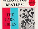 BEATLES CAREFREES Hot Blooded Lover RARE Sweden 45 We Love You BLUE VINYL garage