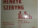 RARE SZERYNG BACH  SOLO VIOLIN PARTITA & SONATA N° 3 FRENCH  ODEON XOC 127