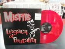 Misfits LEGACY OF BRUTALITY Plan 9 PL9-06 RE Red Vinyl RARE Punk VG+/VG+ 1986