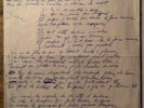 Manuscrit original et unique de paroles - Jean Jacques Goldman, 1978 