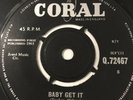 Jackie Wilson Baby Get It / The New Breed Original 1963 Coral Great copy