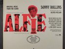 SONNY ROLLINS: Alfie Soundtrack LP (Van Gelder, sm saw mark, sm corner ding, co