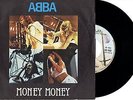 ABBA disco 45 giri MONEY MONEY + Knowing me, knowing you MADE IN ITALY 1977
