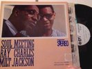 RARE 1961 orig PROMO RAY CHARLES & Milt Jackson SOUL MEETING album 1360 MONO wlp