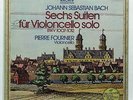 PIERRE FOURNIER - JS BACH 6 suites for cello solo ARCHIV 3xLPs box EX+