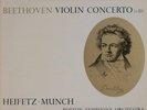 Beethoven - Violin Concerto Munch RCA LSC 1992 Living Stereo audiophile LP