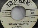 Very rare demo...Herbert hunter ...I was born to love you....spar records...