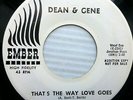 DEAN & GENE doowop Mint Minus PROMO Cross My Heart That's The Way Love Goes F654