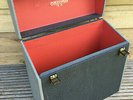 Genuine Vintage PORTOGRAM Two Tone Grey Vinyl LP Album Record Case Box 50s 60s