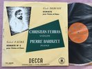CHRISTIAN FERRAS & BARBIZET Debussy/Faure ORIG Decca FAT 133138 FRA-1950s LP NM-