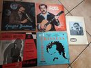 4 disques vinyles 33tours GEORGES BRASSENS + 1 programme à  l'alhambra