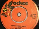 I ROY KEN PARKER Great Great Great RUPIE ALLSTARS ACKEE ACK503 UK 1973 Vinyl EX-