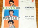 ELVIS PRESLEY rare Italy Italian Italiana single Surrender Lonely Man 45N 1160