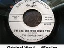 ? IMPRESSIONS promo 'I'm The One Who Loves You' EX+ Cover orig northern soul 45