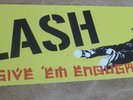 THE CLASH UNIQUELY DESIGNED 'GIVE 'EM ENOUGH ROPE' BANNER STYLE POSTER