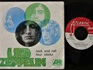 LED ZEPPELIN 1972 SINGLE MADE IN PORTUGAL 45 PS 7 *ROCK AND ROLL* ALVORADA