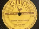 Schellack 78 rpm Elvis Presley SUN Records 215 Milkcow Blues Boogie original