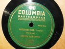 1928 George GERSHWIN PIANO SOLO plays 3 PRELUDES ANDANTE Rhapsody in Blue 78