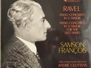 TRES RARE COLUMBIA SAX 2394 stéréo SAMSON FRANCOIS/CLUYTENS  RAVEL CONCERTO en s