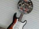 ROLLING STONES autogram guitare Keith & Ron signed live Mick Jagger picture disc