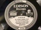 EDISON 51674 TENNESSEE HAPPY BOYS In Your Green Hat / A Little Bungalow N-