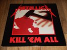 METALLICA Kill Em All LP (1983), Banzai Records (Black Label) # BRC 1901 / RARE