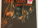 SEALED 1957 JAZZ LP / Zoot Sims / PLAYS 4 ALTOS / ABC-Paramount 198