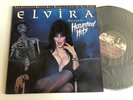 Elvira 2 LP Presents Haunted Hits MINT w/ CHEESECAKE Poster