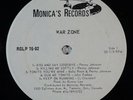 WAR ZONE Various Artists LP on Monica's