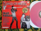 Iron Maiden- Kings Of Metal PINK VINYL nm+ LP Soundhouse+BBC rarities NWOBHM