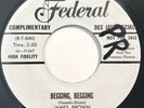 * JAMES BROWN Begging, Begging/That's When I Lost R&B SOUL Federal wlp 45 Hear