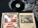 WARZONE Don't Forget The Struggle LP 1st Press on Fist Caroline 1988 Gold Promo