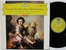 DAVID OISTRAKH Plays Bach Sonatas LP DGG 138677 red stereo tulips Hans Pischner