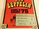 LED ZEPPELIN rare original  programme earls court 75  WITH TICKET