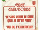 SERGE GAINSBOURG - RARE PROMO SP 45T PHILIPS 6837167 