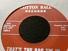 GARAGE PUNK 45 THE FABS THATS THE BAG IM IN / DINAH WANTS RELIGION COTTON BALL