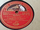 BEETHOVEN QUARTET IN B FLAT MAJOR OP130 THE BUDAPEST STRING QUARTET HMV2239-43