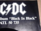 ac/dc single mispress you shook me all night long 'black in black' 45