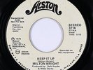 70s Soul Funk 45 - Milton Wright - Keep It Up - Alston - mp3 - promo